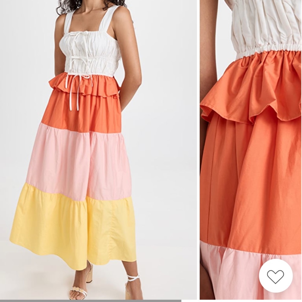 English Factory Color Block Dress - M NWT